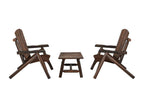 Ensemble de salon de jardin 3 pcs bois massif d'épicéa 20264OHJK