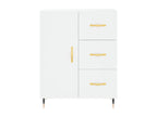 Buffet blanc 69,5x34x90 cm bois d'ingénierie 94286QKIK