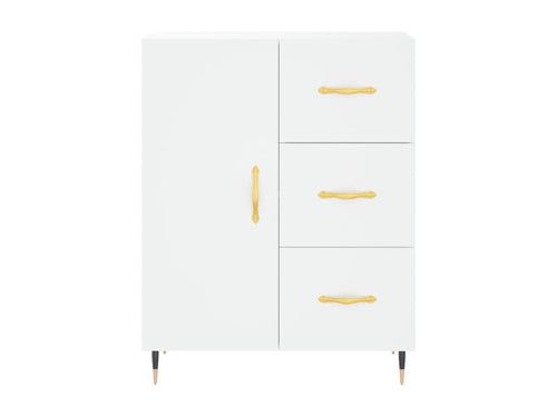 Buffet blanc 69,5x34x90 cm bois d'ingénierie 94286QKIK