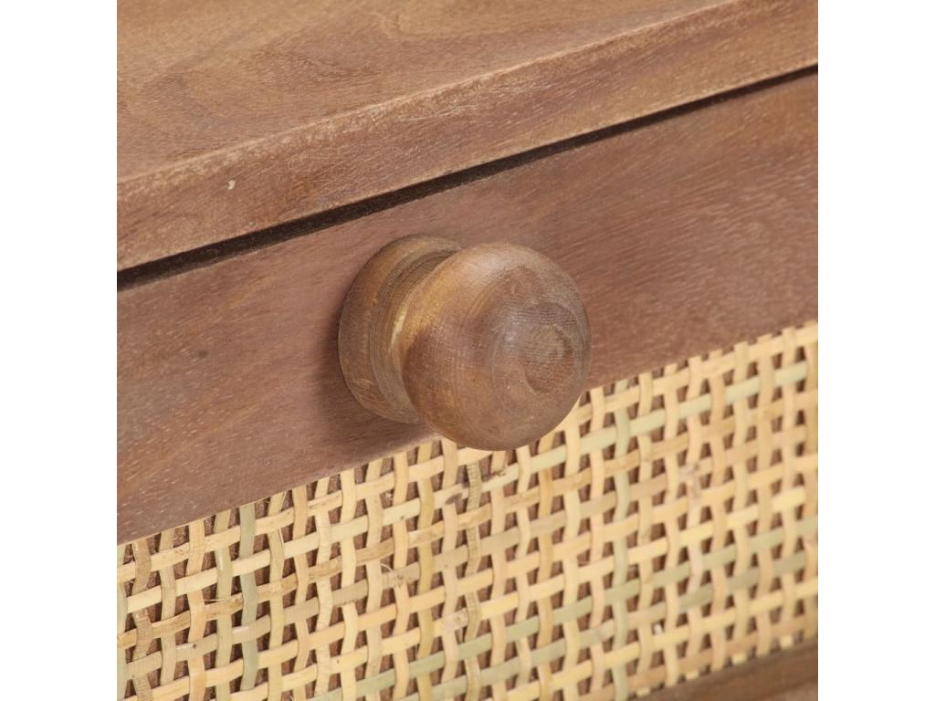 Table console 100x35x76 cm Bois de manguier massif 14239RYVI