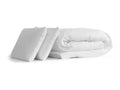 Pack sommier double 80x200 matelas Artvivrestore 160x200 2 oreillers mémoire de forme Couette Percale 93510AQCU
