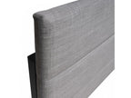Lit Calmetop 140x200 1 sommier 2 tiroirs 1 tiroir lit 90x190 / Gris clair 27205QAJD