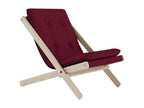 Fauteuil Artvivrestore en tissu bordeaux 22660ISGY