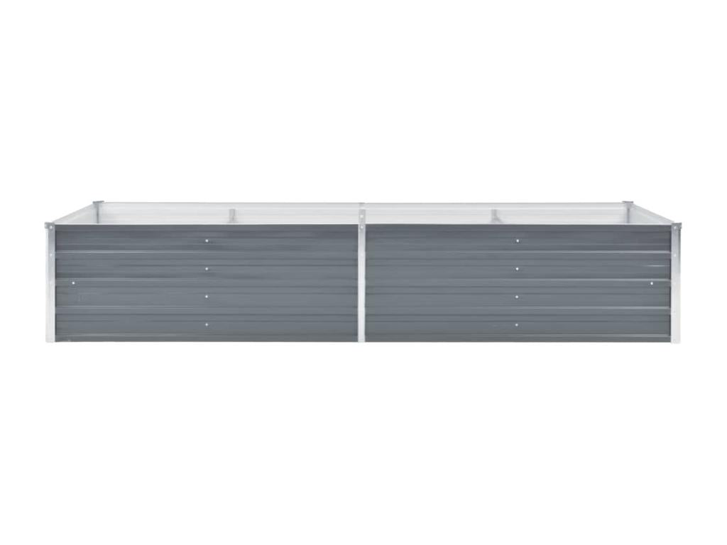 Jardinière lit surélevé plantes grises 240x80x45 cm 02 0001103 87447CJCP