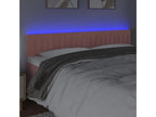 Tête de lit à LED Rose 200x5x78/88 cm Velours 74458XAOF