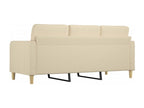 Canapé à 3 places Crème 180 cm Tissu 33395EDES