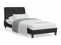 Lit avec matelas noir 80x200 cm velours 53828KPVA