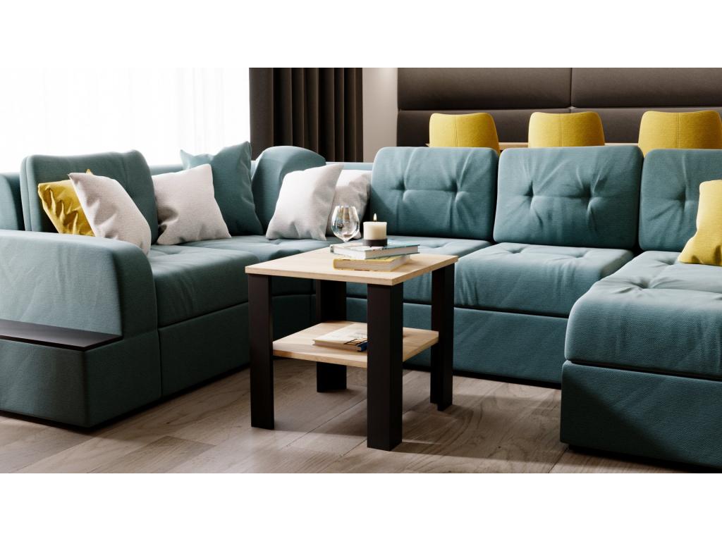 Table basse Calmetop 53 Calmetop Chêne / Noir 83966AQRJ