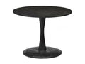 BANGALORE-Table basse ronde Diam60 en bois de Manguier massif noir 21150GYGG