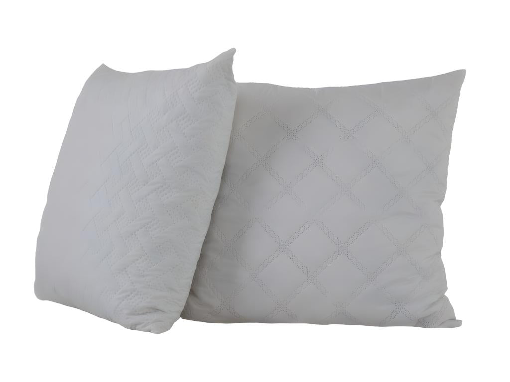 Matelas mousse ECO - 140x190cm et 2 Oreillers accueil mémoire de forme 60x60cm - mousse - 14 cm 24175ENLQ