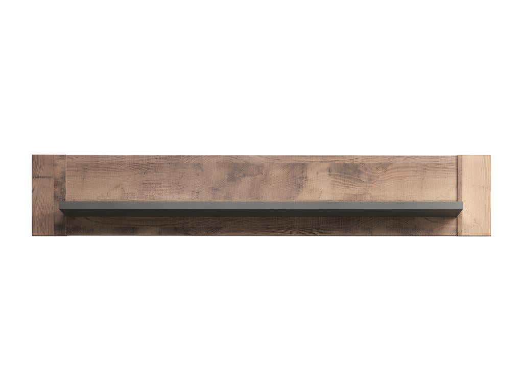 Artvivrestore Étagère à plateau unique imitation chêne tabac aspect gris Artvivrestore. 33354PHMA