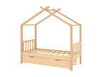 Lit d'enfant avec un tiroir Pin massif 80x160 88825XJGL