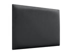Calmetop Tête delit Tapissée en velours de qualité Calmetopérieure composé de panneaux autocollants interchangeables pour chambre gris foncé 110 cm 01290JYDL