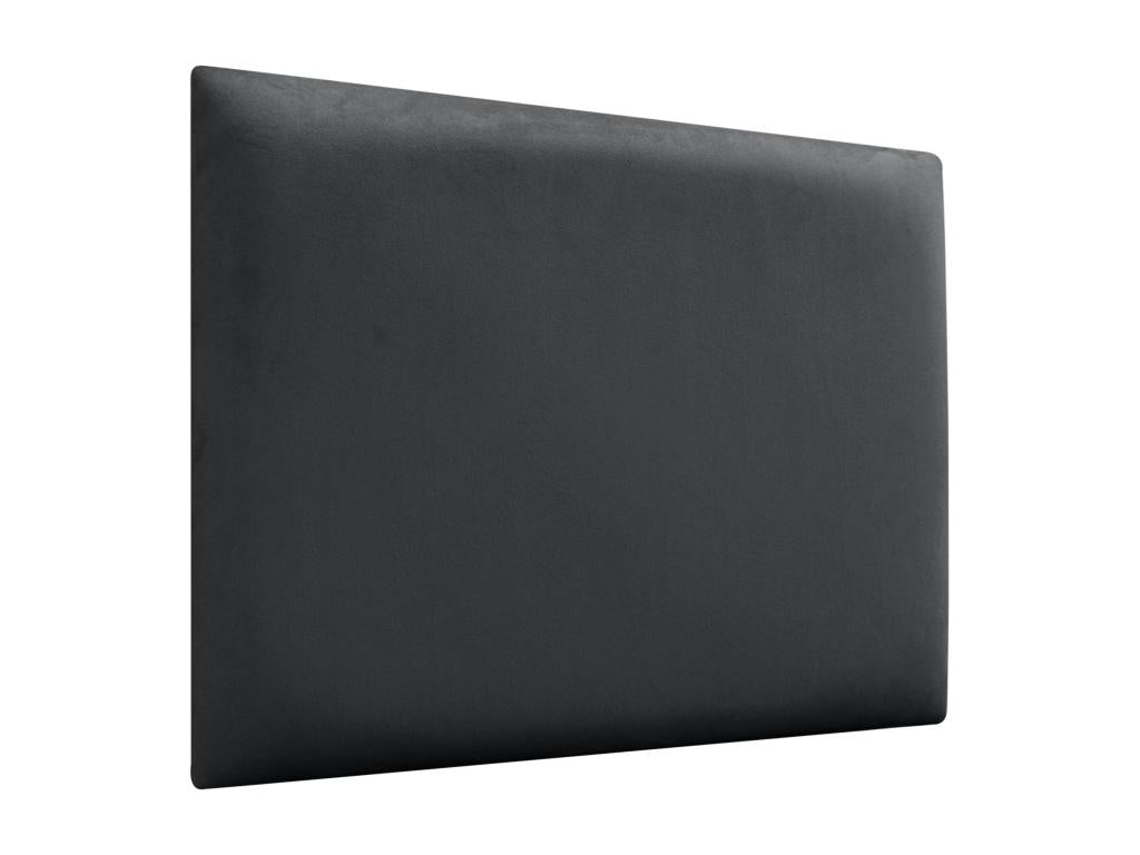 Calmetop Tête delit Tapissée en velours de qualité Calmetopérieure composé de panneaux autocollants interchangeables pour chambre gris foncé 110 cm 01290JYDL