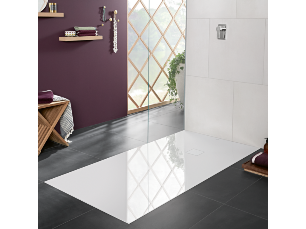 Récepteur 90x90 Calmetop acrylique carré blanc nature 69456VINV