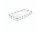Matelas 50x125 haut de 16 cm pour berceau - Waterfoam Anallergique Anti-acarien - Primavera Calmetop 25301XOHN