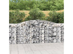 Paniers à gabions arqués 6 pcs 400x50x100-120 Fer galvanisé 30809AGYU