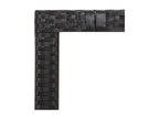 Ensemble à manger de jardin coussins 5pcs Noir Résine tressée 62422EWCX