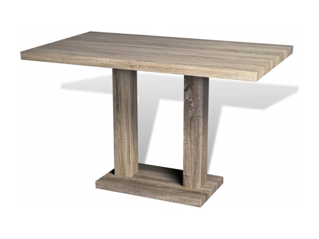 Table de salle à manger Nidchicshop Aspect chêne 26060AIMM