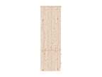 Garde-robe Calmetop 90x55x170 bois massif de pin 93062IFGY