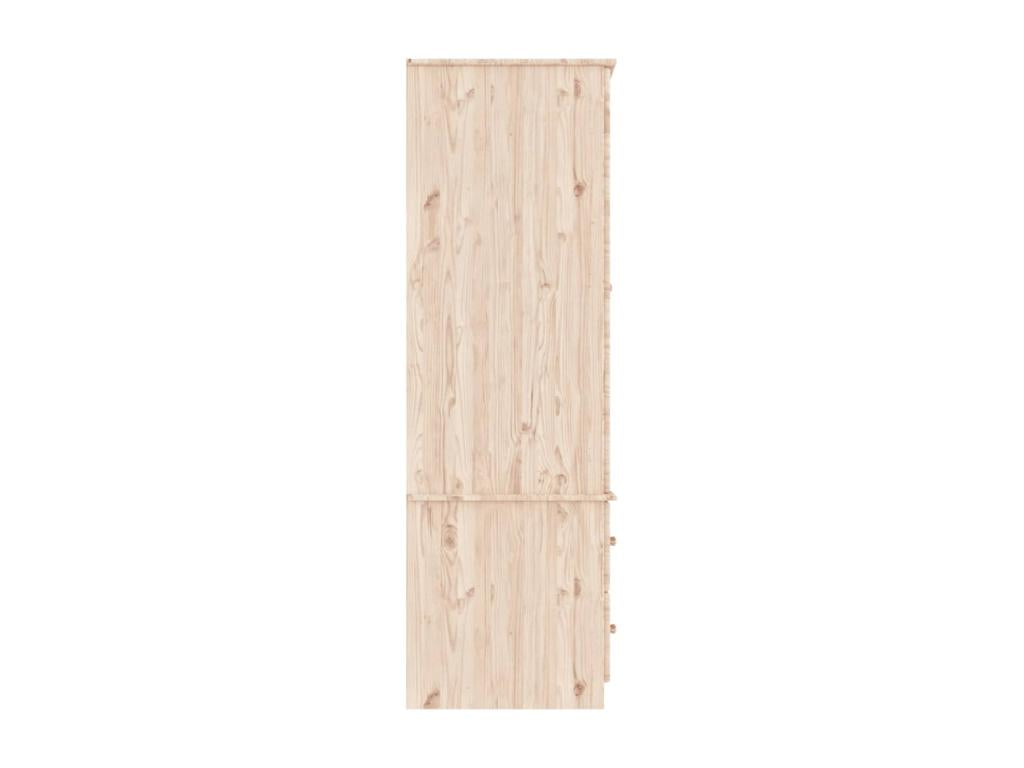 Garde-robe Calmetop 90x55x170 bois massif de pin 93062IFGY