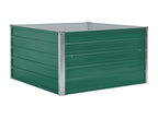 Jardinière 100x100x45 cm Acier galvanisé Vert 55882VTRT