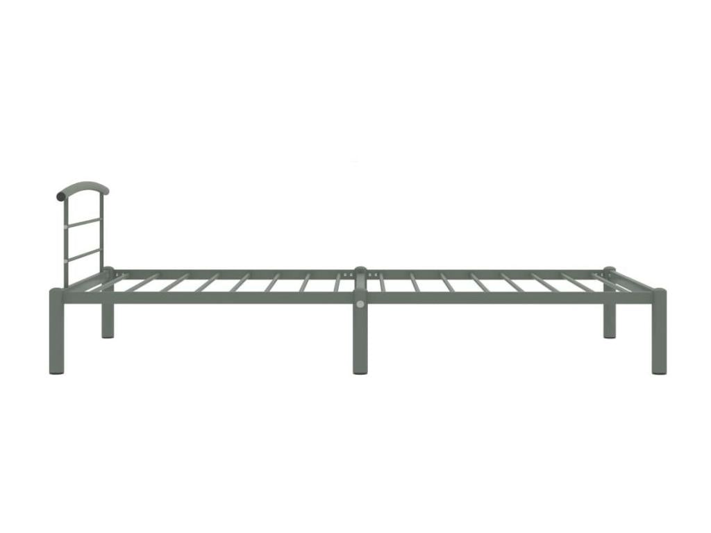 Lit Gris Métal 100x200 8 48350VTED