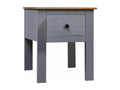 Table de chevet Gris 46x40x57 cm Pin Gamme Artvivrestore 64356MVJY