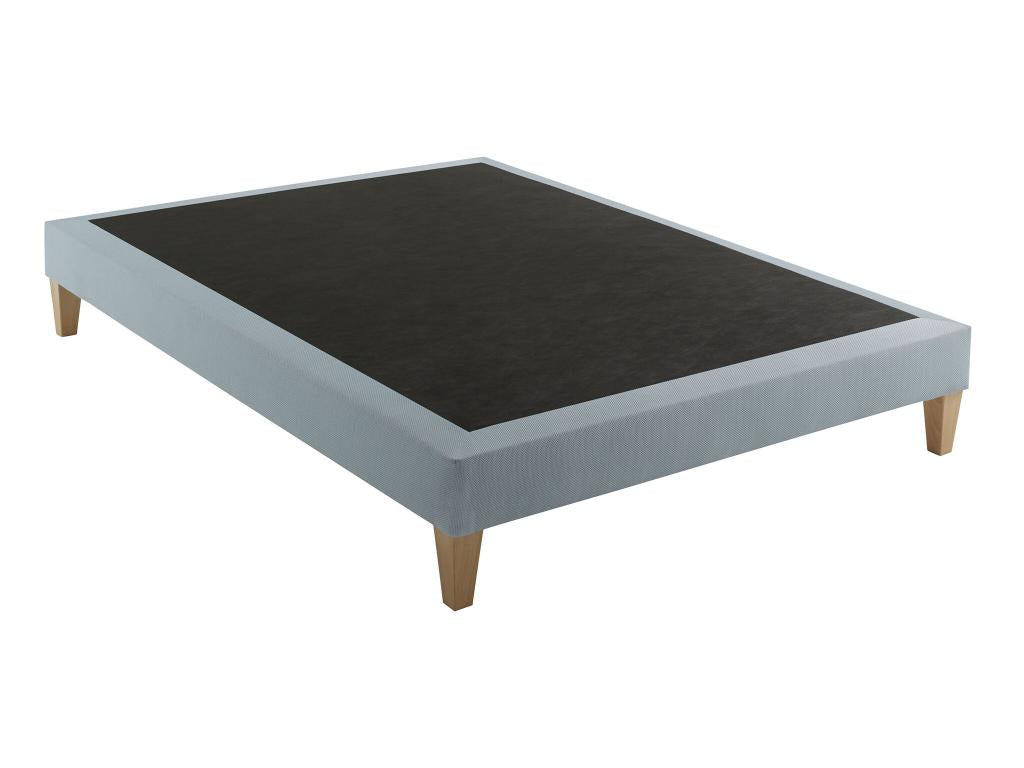Sommier déco tapissier vert d'eau Songe - Calmetop 180x200 61466VNWW