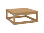 Salon de jardin 3 pcs Marron miel Bois de pin massif 2 84683HAUZ