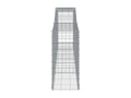 Paniers à gabions arqués 6 pcs 400x50x100-120 Fer galvanisé 30809AGYU