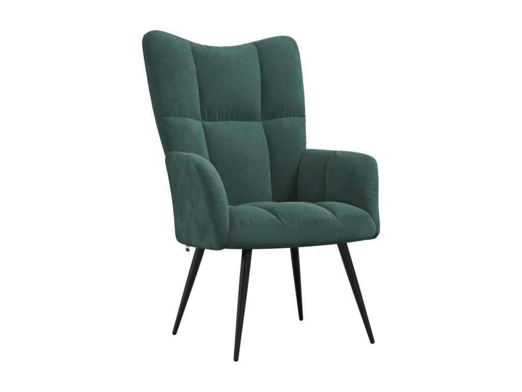 Chaise de relaxation Vert foncé Velours 26719YOSR