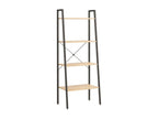 Etagère sur pied 4 niveaux Marron clair et noir 56x35x140 15023EILE