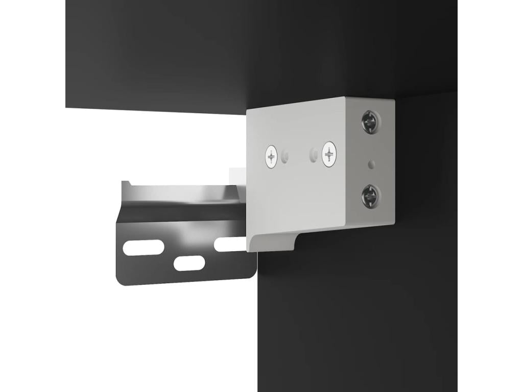Meuble TV mural Noir 40x34,5x60 cm 39629GLHH