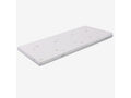 Surmatelas en Calmetop 120x195 - haut de 5 cm déhoussable tissu Calmetop - Topper H5 01112EBTT