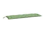 Coussins de banc de jardin lot de 2 motif de feuilles tissu 98218IYGO