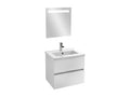 Meuble vasque 60 cm Artvivrestore Tolbiac blanc miroir led 47815YLHW