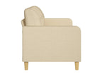 Canapé à 3 places Crème 180 cm Tissu 33395EDES
