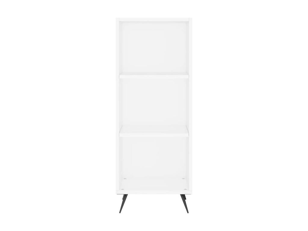 Buffet haut Blanc 34,5x34x180 cm Bois d'ingénierie 66051ZNOJ