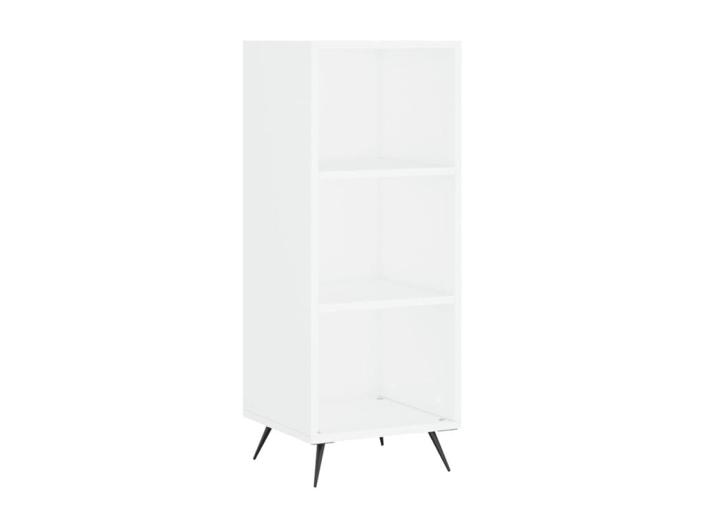 Buffet haut Blanc 34,5x34x180 cm Bois d'ingénierie 66051ZNOJ