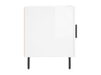Tables de chevet 2 pcs blanc brillant 40x40x50 27204RTFU