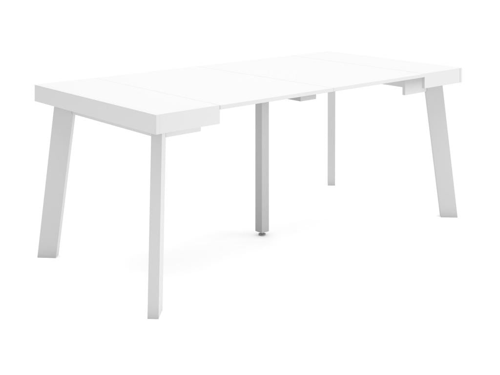 Table console extensible 180 Pour 8 personnes Pieds en bois 45494MCSC