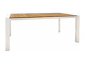 Calmetop - Table D'extérieur En Polywood Et Aluminium Blanc 180cm 51858QSPY
