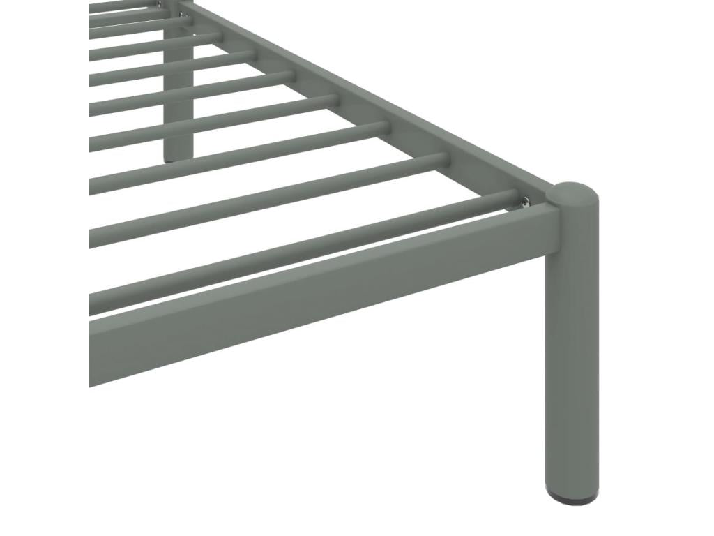 Lit Gris Métal 100x200 8 48350VTED