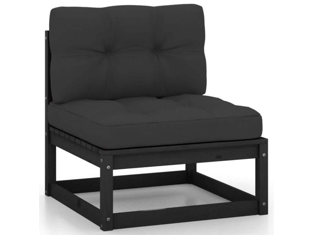 Salon de jardin 8 pcs avec coussins Bois de pin massif 20 23807MFNC