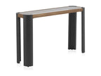 Table console en métal avec bois et verre 31753ZTVX