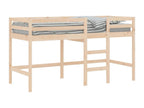 Lit mezzanine d'enfant sans matelas avec échelle 90x200 cm 28232LZXV