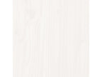 Salon de jardin 6 pièces blanc bois de pin massif 01596DXBF