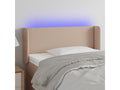 Tête de lit à LED Cappuccino 103x16x78/88 cm Similicuir 85228AKRZ