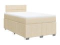 Sommier à Artvivrestore de lit avec matelas Crème 120x200 cm Tissu 41763NKVF